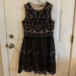 Tommy Hilfiger Black Lace Cocktail Dress
